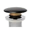 Alfi Brand ALFI brand AB8055-BM Black Matte Ceramic Mushroom Top Pop Up Drain for Sinks without Overflow AB8055-BM - alternate 4